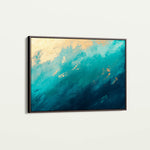 Abstract 511 Canvas Art 18" x 24" / 45 x 60 cm / Black