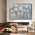 Floral 511 Canvas Art 18" x 24" / 45 x 60 cm / Black