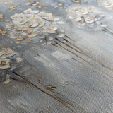 Floral 511 Canvas Art 18" x 24" / 45 x 60 cm / Black