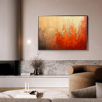Abstract 512 Canvas Art 18" x 24" / 45 x 60 cm / Black