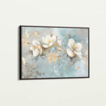 Floral 512 Canvas Art 18" x 24" / 45 x 60 cm / Black