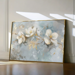 Floral 512 Canvas Art 60 x 40 cm / Black