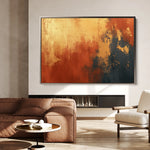 Abstract 513 Canvas Art 18" x 24" / 45 x 60 cm / Black