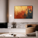Abstract 513 Canvas Art 18" x 24" / 45 x 60 cm / Black