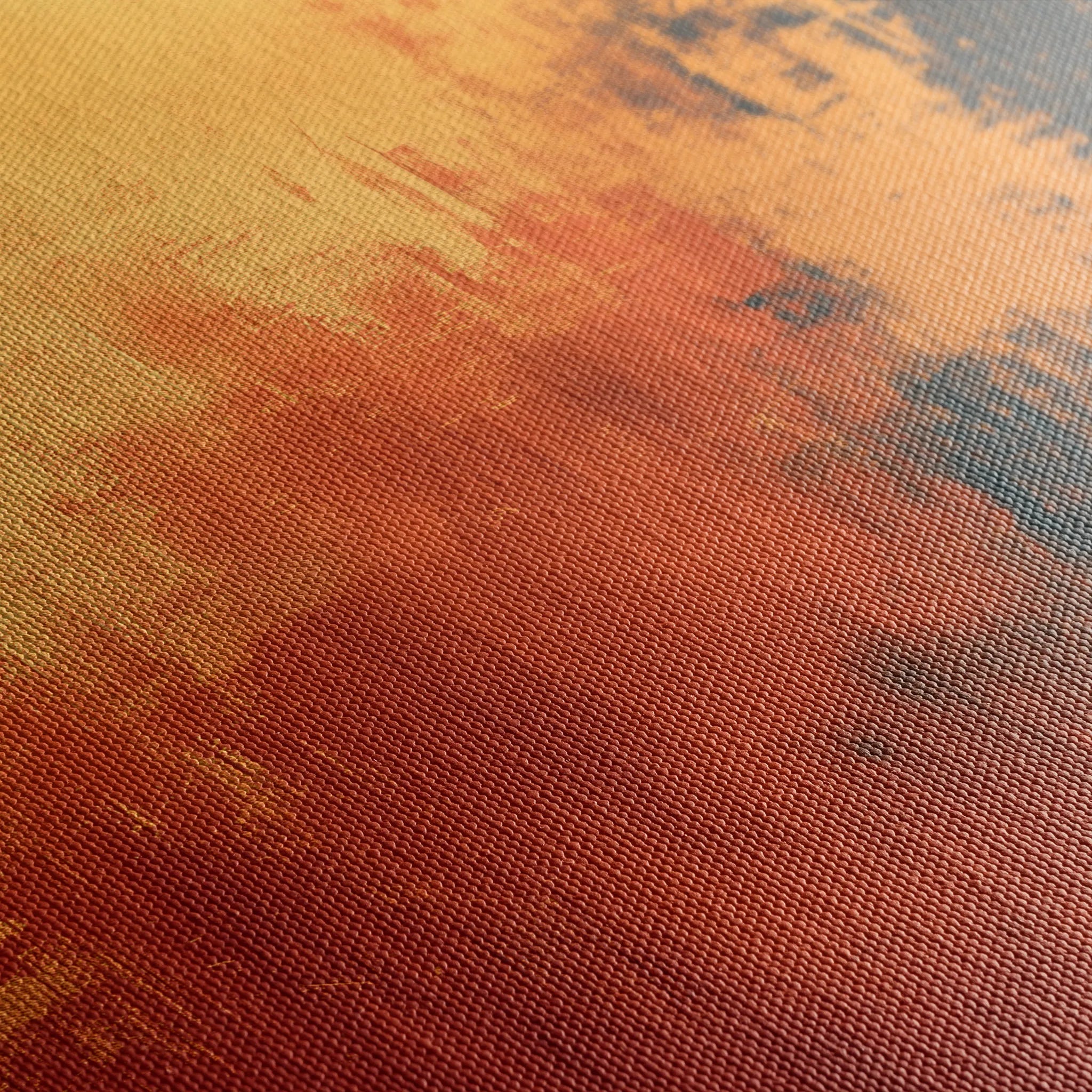 Abstract 513 Canvas Art 18" x 24" / 45 x 60 cm / Black