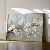 Floral 513 Canvas Art 18" x 24" / 45 x 60 cm / Black