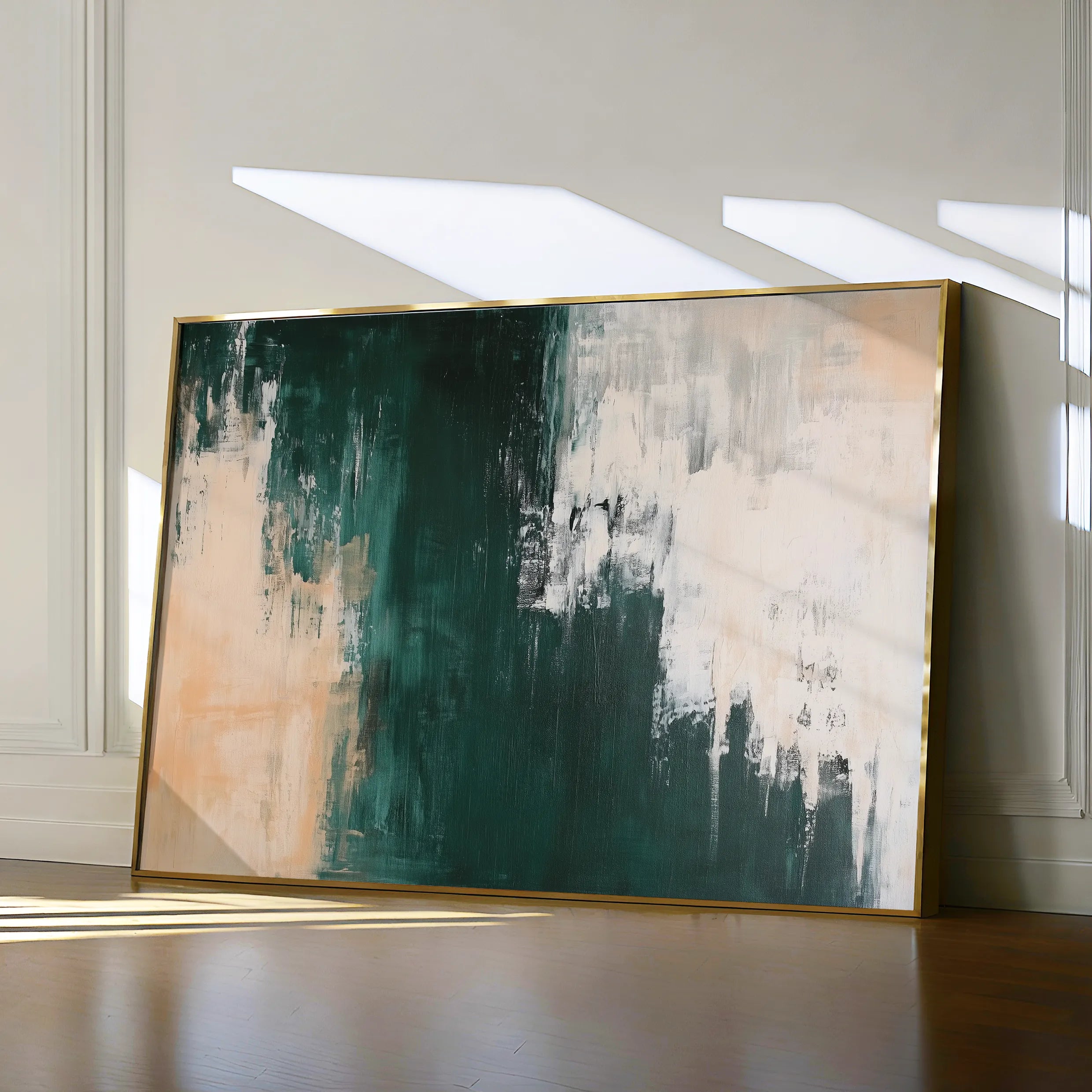 Abstract 514 Canvas Art 18" x 24" / 45 x 60 cm / Black