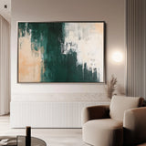 Abstract 514 Canvas Art 18" x 24" / 45 x 60 cm / Black