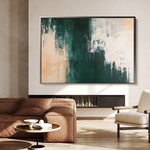 Abstract 514 Canvas Art 18" x 24" / 45 x 60 cm / Black
