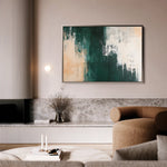 Abstract 514 Canvas Art 18" x 24" / 45 x 60 cm / Black