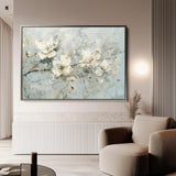 Floral 514 Canvas Art 18" x 24" / 45 x 60 cm / Black