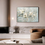 Floral 514 Canvas Art 18" x 24" / 45 x 60 cm / Black