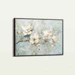 Floral 514 Canvas Art 18" x 24" / 45 x 60 cm / Black