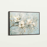 Floral 514 Canvas Art 18" x 24" / 45 x 60 cm / Black
