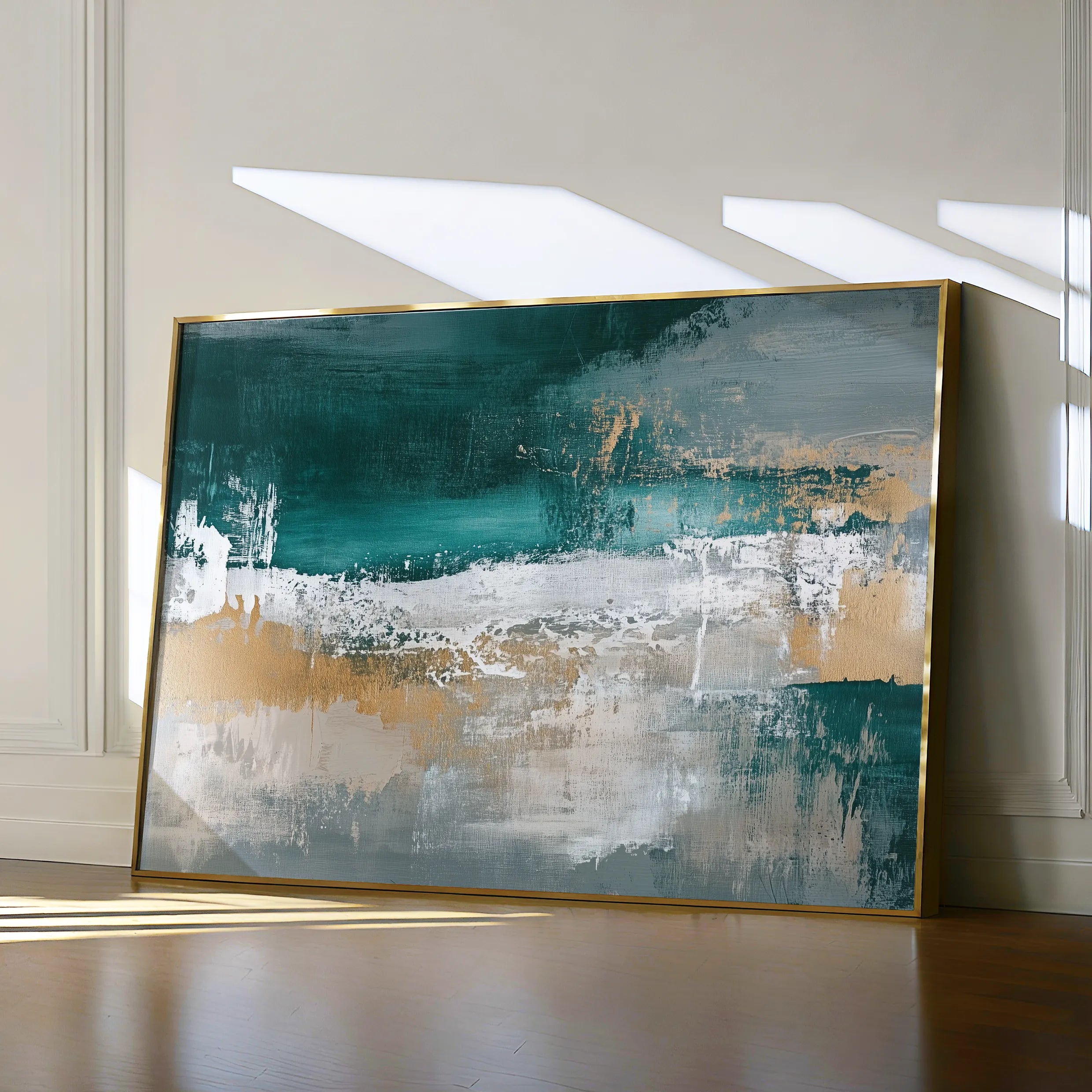 Abstract 515 Canvas Art 18" x 24" / 45 x 60 cm / Black