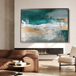 Abstract 515 Canvas Art 18" x 24" / 45 x 60 cm / Black