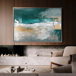 Abstract 515 Canvas Art 18" x 24" / 45 x 60 cm / Black
