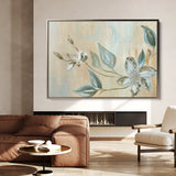 Floral 515 Canvas Art 18" x 24" / 45 x 60 cm / Black