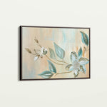 Floral 515 Canvas Art 18" x 24" / 45 x 60 cm / Black