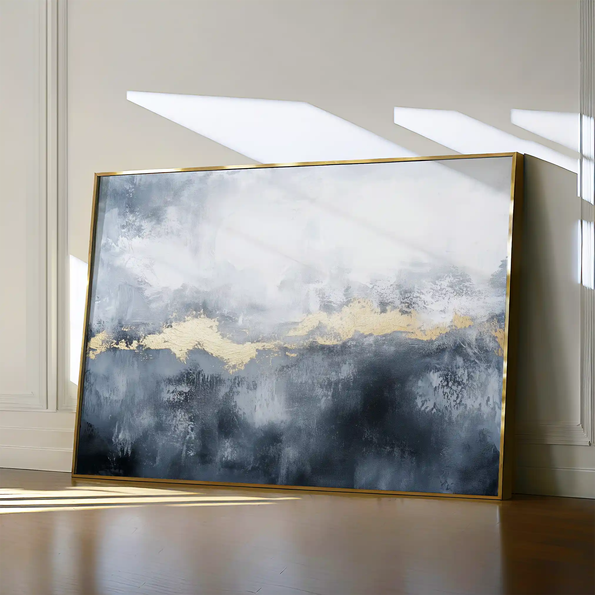 Abstract 516 Canvas Art 18" x 24" / 45 x 60 cm / Black