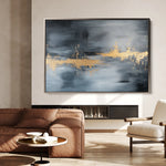 Abstract 517 Canvas Art 18" x 24" / 45 x 60 cm / Black