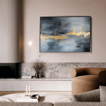 Abstract 517 Canvas Art 18" x 24" / 45 x 60 cm / Black
