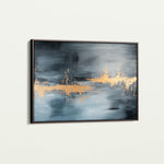 Abstract 517 Canvas Art 18" x 24" / 45 x 60 cm / Black