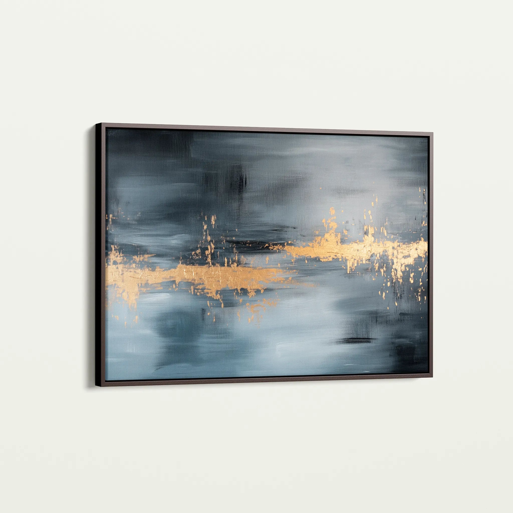 Abstract 517 Canvas Art 18" x 24" / 45 x 60 cm / Black