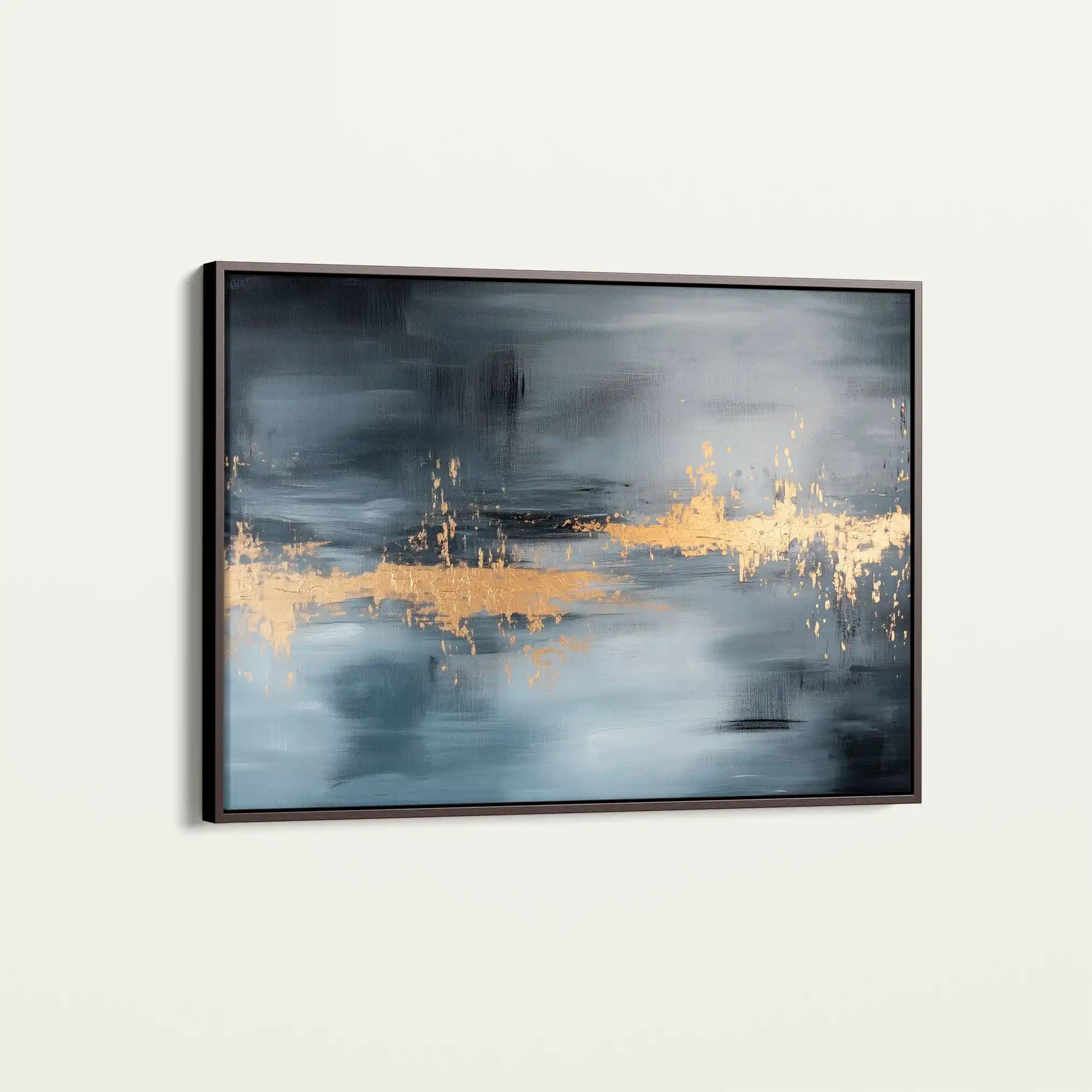 Abstract 517 Canvas Art 60 x 40 cm / Black