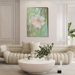 Floral 517 Canvas Art 18" x 24" / 45 x 60 cm / Black