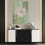 Floral 517 Canvas Art 18" x 24" / 45 x 60 cm / Black