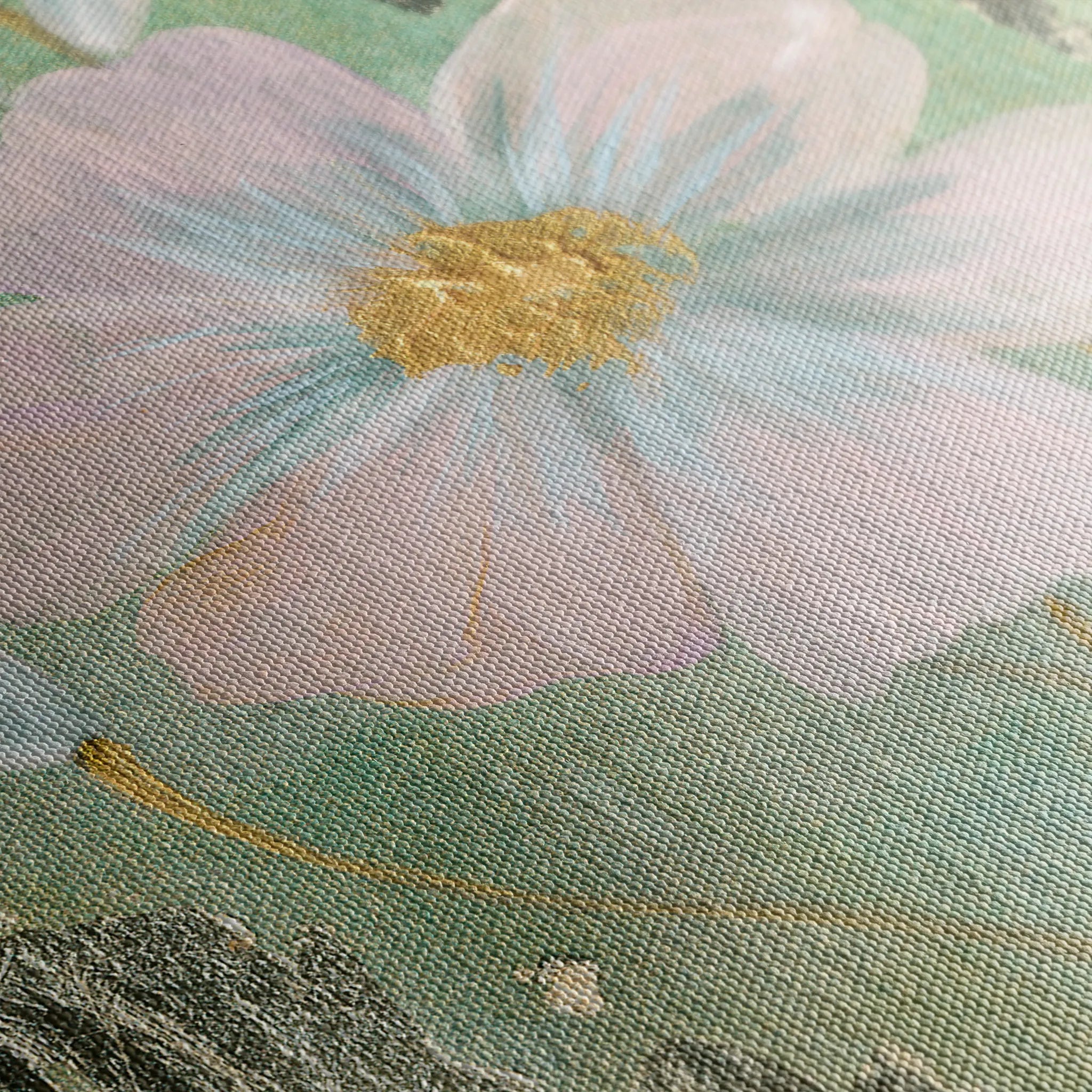 Floral 517 Canvas Art 18" x 24" / 45 x 60 cm / Black