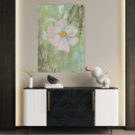 Floral 517 Canvas Art 60 x 40 cm / Black
