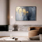 Abstract 518 Canvas Art 18" x 24" / 45 x 60 cm / Black