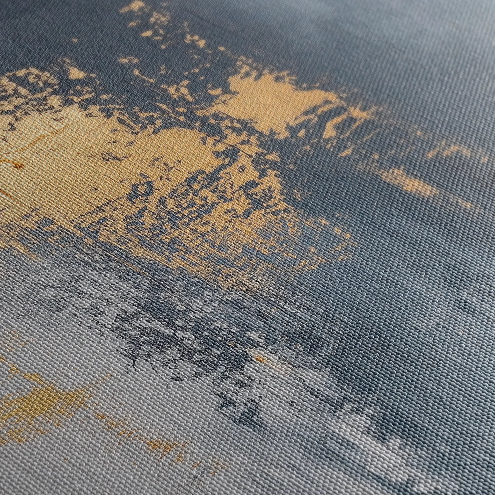 Abstract 518 Canvas Art 18" x 24" / 45 x 60 cm / Black