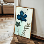 Floral 518 Canvas Art 18" x 24" / 45 x 60 cm / Black