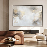 Abstract 519 Canvas Art 18" x 24" / 45 x 60 cm / Black