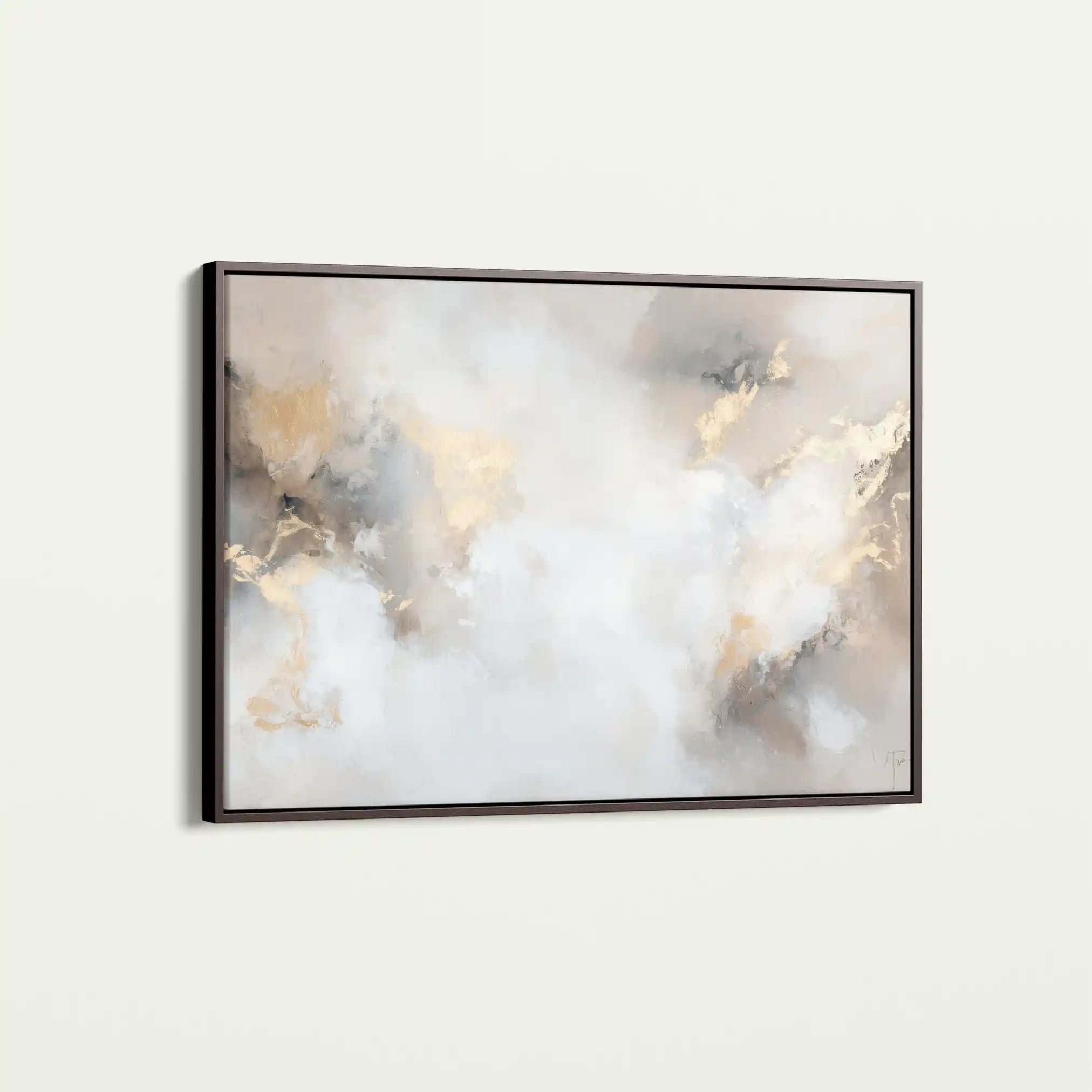 Abstract 519 Canvas Art 18" x 24" / 45 x 60 cm / Black