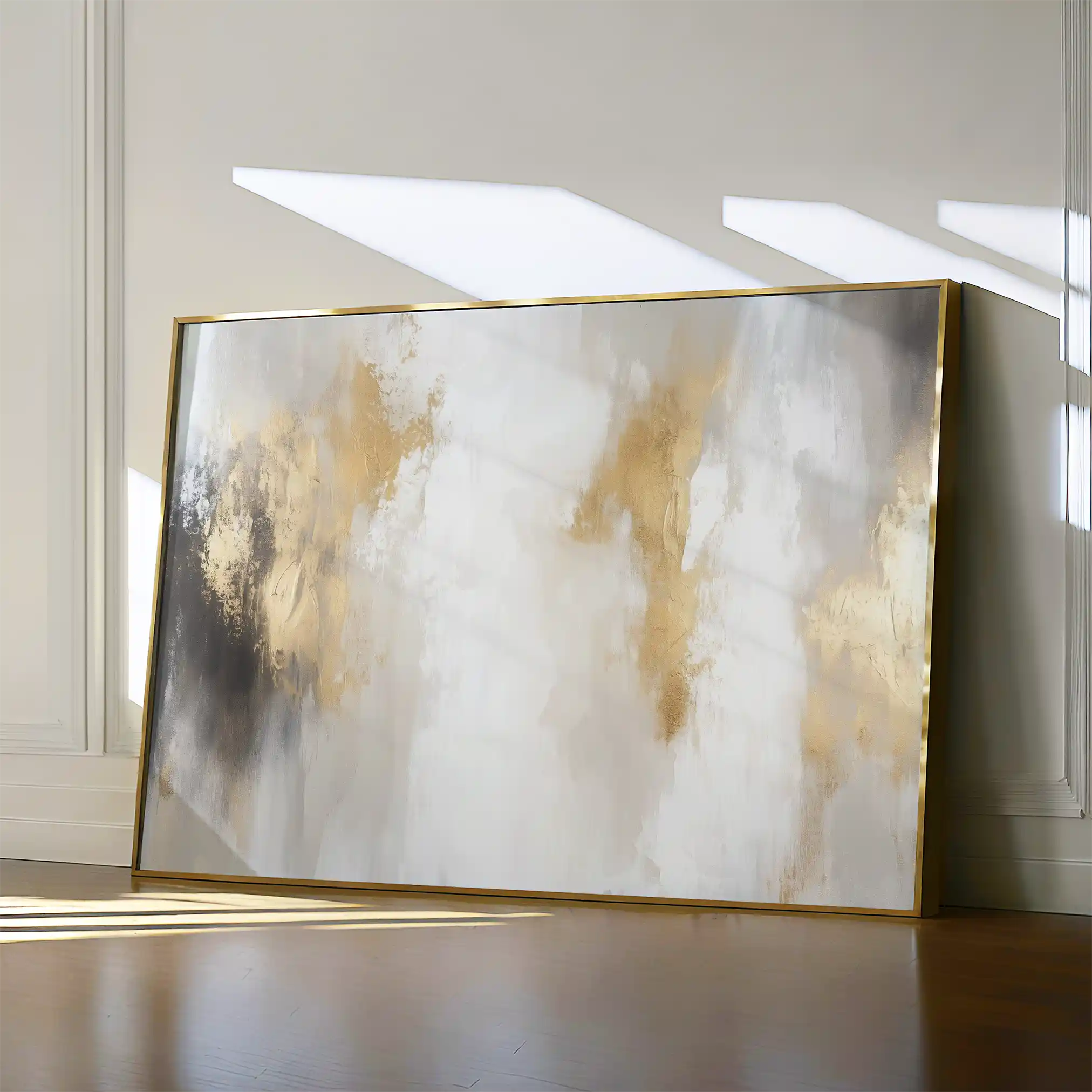 Abstract 520 Canvas Art 18" x 24" / 45 x 60 cm / Black