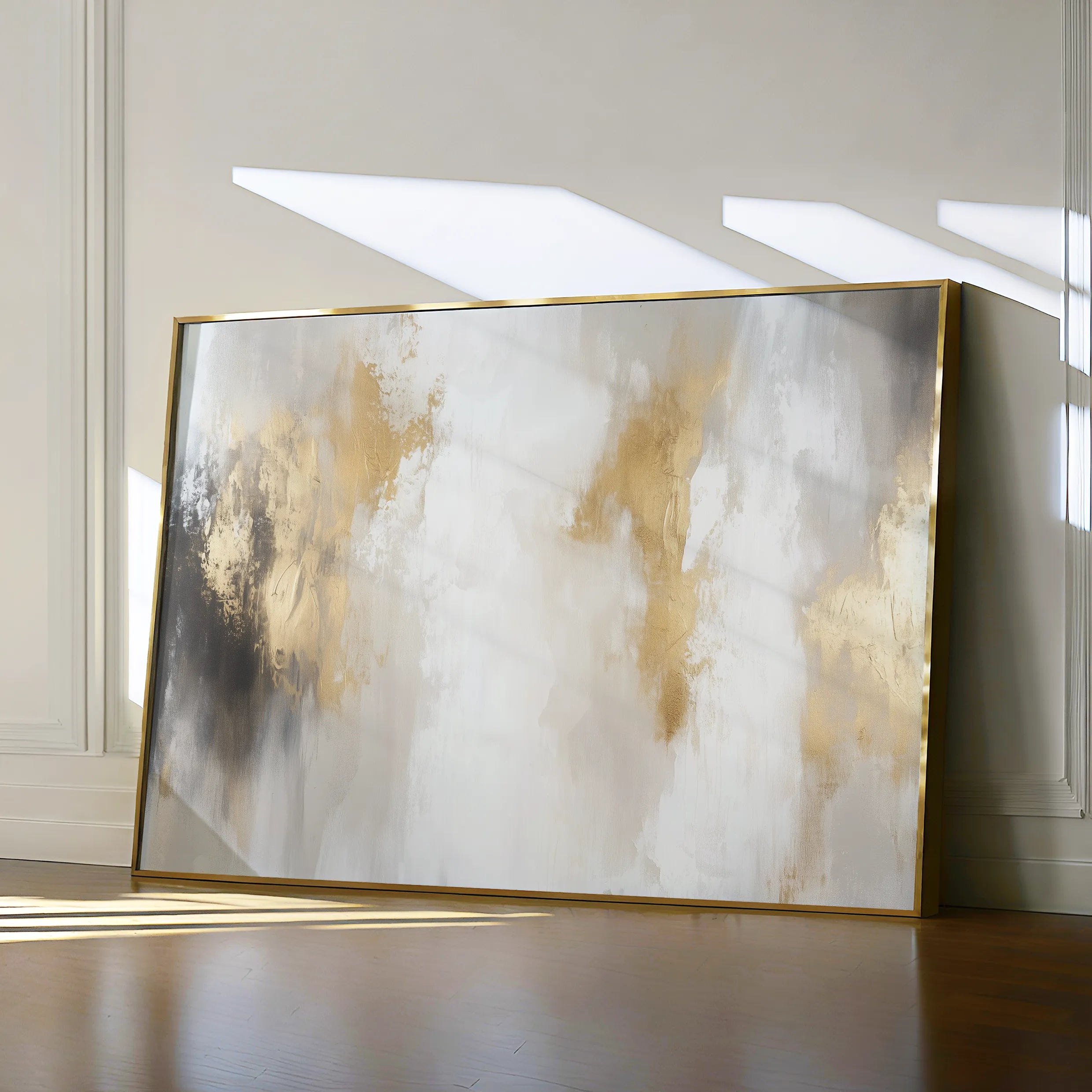 Abstract 520 Canvas Art 18" x 24" / 45 x 60 cm / Black