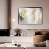 Abstract 520 Canvas Art 18" x 24" / 45 x 60 cm / Black