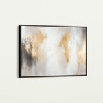 Abstract 520 Canvas Art 60 x 40 cm / Black