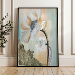 Floral 520 Canvas Art 60 x 40 cm / Black