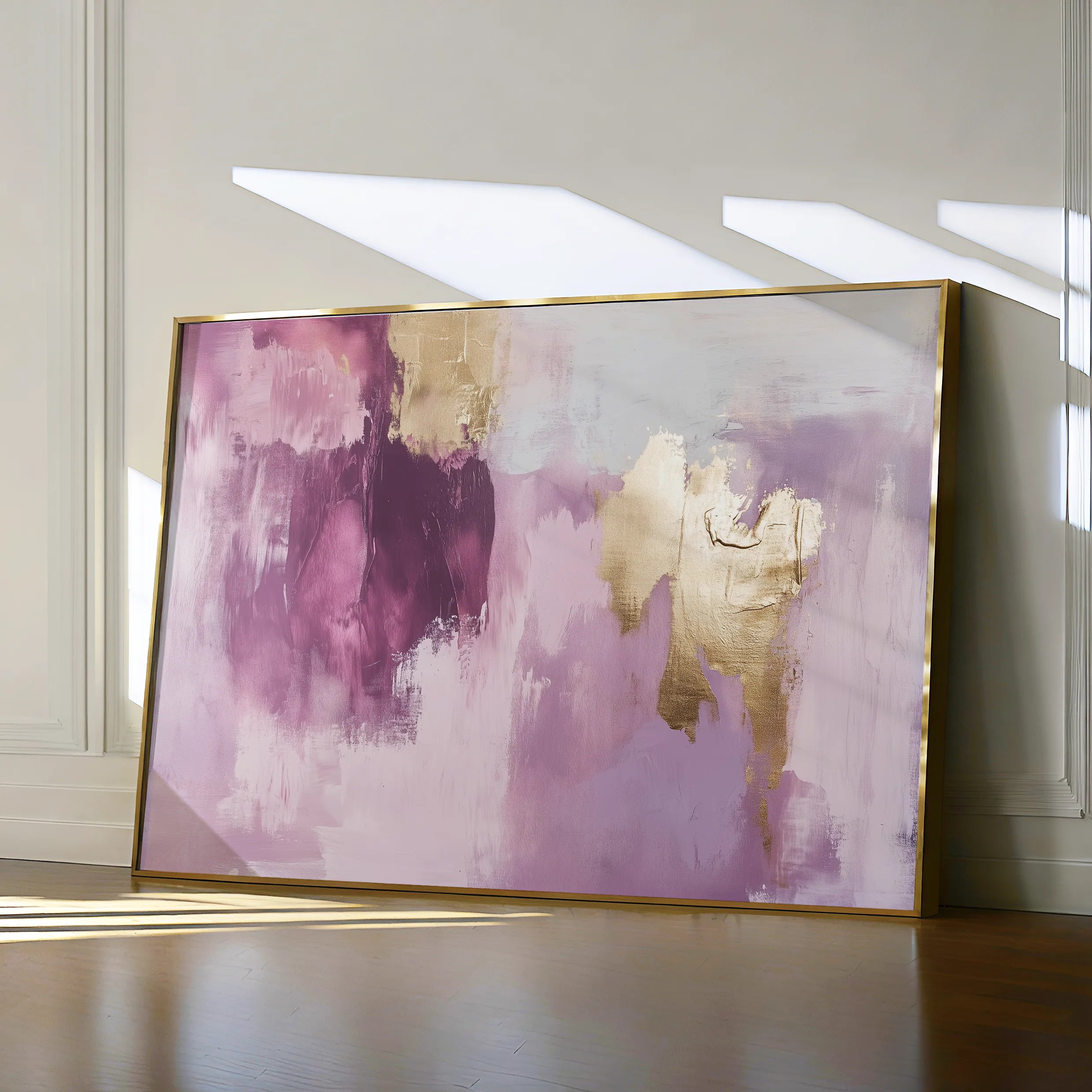 Abstract 521 Canvas Art 18" x 24" / 45 x 60 cm / Black