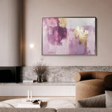 Abstract 521 Canvas Art 18" x 24" / 45 x 60 cm / Black