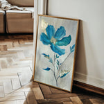 Floral 521 Canvas Art 18" x 24" / 45 x 60 cm / Black