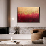 Abstract 522 Canvas Art 18" x 24" / 45 x 60 cm / Black
