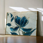 Floral 522 Canvas Art 18" x 24" / 45 x 60 cm / Black
