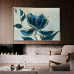 Floral 522 Canvas Art 18" x 24" / 45 x 60 cm / Black