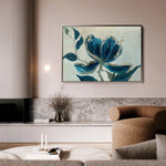 Floral 522 Canvas Art 18" x 24" / 45 x 60 cm / Black